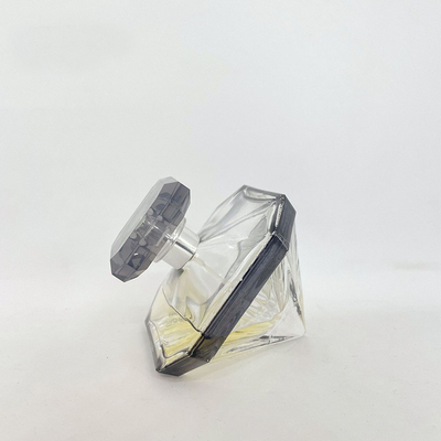 بطری عطر الماس شکل 75 میلی لیتری 100 میلی لیتر اسپری پرس بطری شیشه ای بطری خالی با درپوش زاماک بسته بندی لوازم آرایشی و بهداشتی