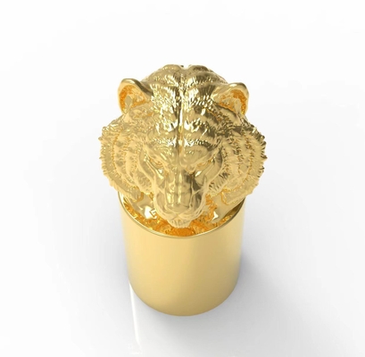 خرید درب بطری عطر Lion Head آلیاژ روی دوستدار محیط زیست با زیبایی شناسی بالا online manufacture