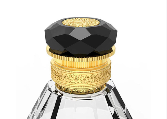 خرید پوشش بطری عطر زاماک لوکس آلیاژ روی فلز طلا 15 میلی متری با لوگو online manufacture