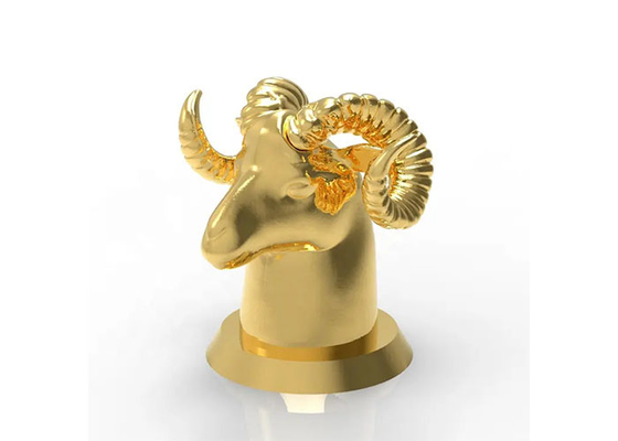 خرید پوشش بطری عطر لاکچری Zamac Creative Animal Style 15 میلی متری طلای فلزی آلیاژ روی online manufacture