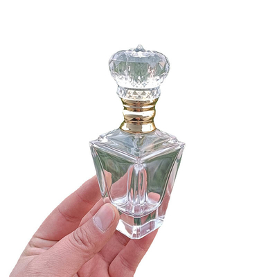 خرید بطری شیشه ای عطر طرح فانتزی لوکس گمرک 55 میلی لیتری با اسپری درپوش پمپ online manufacture
