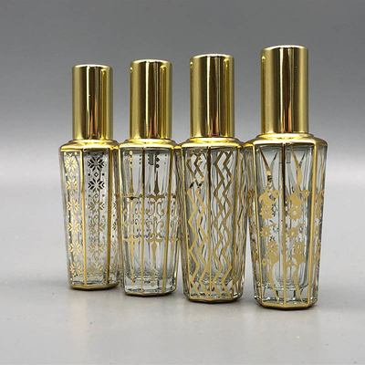 خرید بطری عطر با درجه بالا UV آبکاری شده 15ML، بطری آب عطر، بطری شیشه ای آنودایز شده، اسپری بو لوازم آرایشی تصفیه شده online manufacture