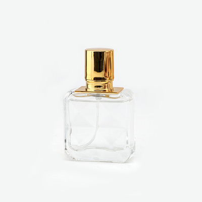خرید بطری عطر شیشه ای درجه بالا 30 میلی لیتر بطری شیشه ای مربعی بطری شفاف عطر بطری اسپری عطر قابل حمل online manufacture