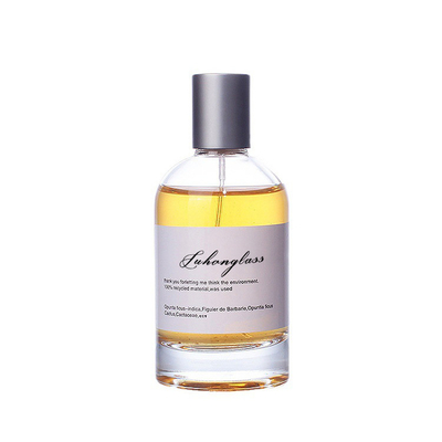 خرید بطری عطر 30 میلی لیتر 50 میلی لیتر 100 میلی لیتر بطری عطر گرد شیشه ای اسپری شیشه عطر شیشه عطر خالی لوکس زنانه با درپوش نقره ای online manufacture