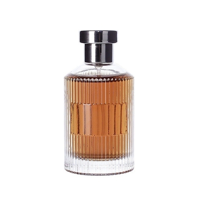 خرید بطری عطر شیشه ای پیشرفته 10 میلی لیتری 100 میلی لیتری Slanted Shoulder Stripe Fine Spray Bottle عطر شیشه ای online manufacture