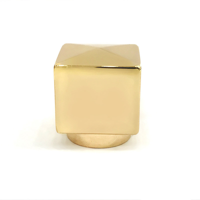 خرید درب بطری عطر زاماک فلزی به شکل مکعب طلا از آلیاژ روی خلاقانه online manufacture