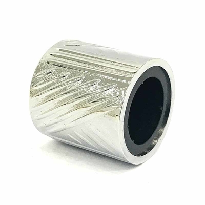 خرید درب بطری خرطومی فلزی فلزی با روکش کروم کلاسیک به شکل سیلندر online manufacture