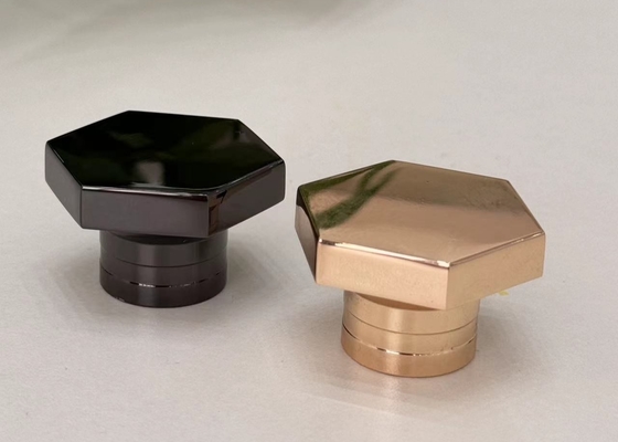 خرید آلیاژ روی شکل شش گوشه ای بطری عطر بسته بندی شده رنگ و لوگو online manufacture