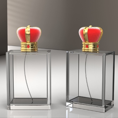خرید تاج طلا شکل لوکس زاماک عطر کلاه برای هزینه 15 عطر بطری شیشه ای online manufacture