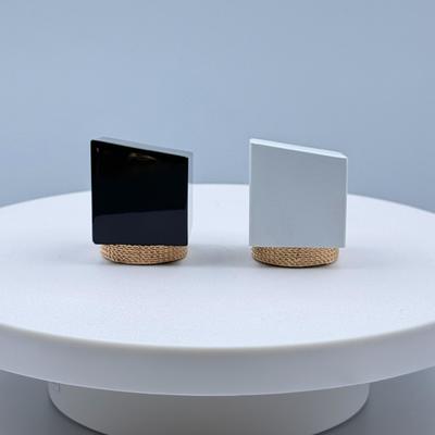 خرید Black/white zinc alloy perfume cap Square cap تولید آنلاین