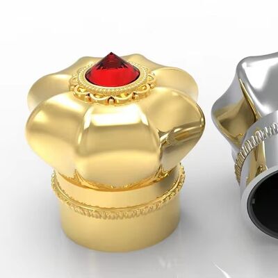 خرید فروش داغ کیفیت بالا بسته بندی زاماک عطر کپس آلیاژ روی عطر مجموعه پوشش تولید آنلاین