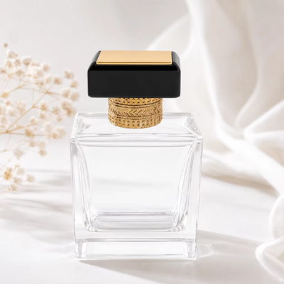 خرید درب عطر زاماک بیضی با روکش طلای براق، درب بطری های آرایشی آلیاژ روی سفارشی برای بطری های عطر FEA15 عمده فروشی تولید آنلاین