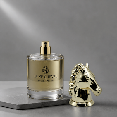خرید آینه لوکس جلا داده شده 3D Horse Head Zamac کلاه عطری با روکش طلا مجسمه حیوانی درب عطر آلیاژ روی فلزی پوشش شیشه عطر آرم سفارشی FEA15 برای بطری عطر عود عطار دبی تولید آنلاین