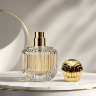 خرید عمده فروشی طلایی پرتوی پر رنگ گلدان گلدان عطر بطری کلاه عمودی خط کروی Zamac بسته بندی OEM لوگو حکاکی سفارشی خاورمیانه عطر لوکس بسته بندی تولید آنلاین