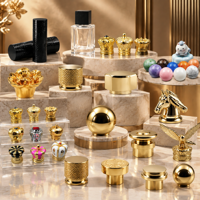خرید کلاه عطر زاماک لوکس کلاه عطر آلیاژ روی زینک لوکس کلاه عطر سفارشی با پمپ کلاه عطر مغناطیسی تولید آنلاین