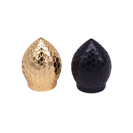 خرید درپوش عطر 25mm Chrome Zinc Alloy Zamac برای رنگ آبی مشکی طلایی online manufacture