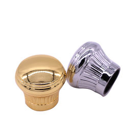 خرید کلاه های عطر آلیاژ روی و بطری گرد کلاه طلایی گرد برای اسپری 18 میلی متری online manufacture
