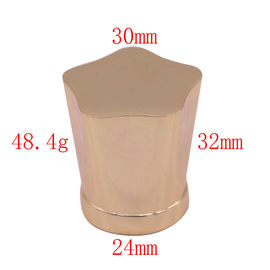 خرید سفارشی بطری عطر فلزی طلای کلاه مغناطیسی آلیاژ کلاه online manufacture