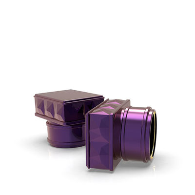 خرید کلاه های عطر Electroplate Zincak Alloy Square Zamak برای گردن های 15 میلی متر online manufacture