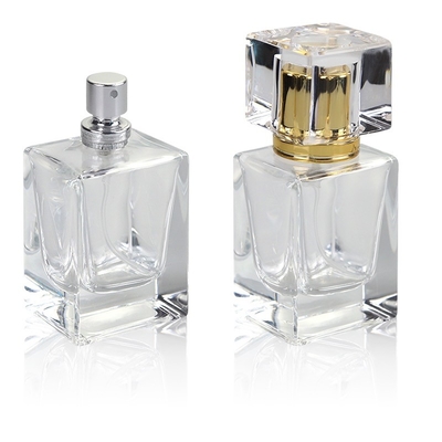 خرید بطری شیشه ای عطر منحصر به فرد مستطیل 30 میلی لیتری مات شفاف لوکس online manufacture