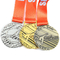 مدال ورزشی سفارشی فلزی ماراتن دویدن طلای سه بعدی آلیاژ روی OEM