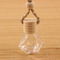 بطری عطر الماس 8ML، آویز بطری عطر خودرو، شیشه شفاف، بطری خالی با درپوش چوبی