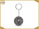 حلقه های زنجیره ای کلید فلزی کوچک شخصی برای مجموعه های هدایا Skull Shaped Plating Brass