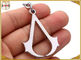 حلقه های فلزی کلید حلقوی لوازم جانبی Hangbag ، حلقه های حلقه ای کلیدی یا آبکاری طلایی