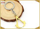 حلقه های فلزی کلید حلقوی لوازم جانبی Hangbag ، حلقه های حلقه ای کلیدی یا آبکاری طلایی