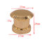 طلای فلزی مغناطیسی Zamak Caps عطر پوشش سفارشی مد