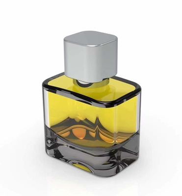 بطری عطر Cube Metal Zamac Caps Luxury Creative Universal Fea 15 میلی متری