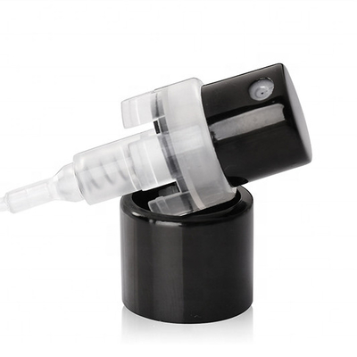 نازل بطری عطر مشکی 360 درجه سفارشی PP / مواد آلومینیومی