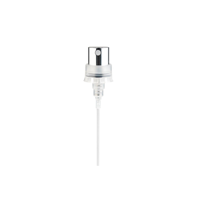 نازل بطری عطر نقره ای با ابزار چروک دستی OEM / ODM