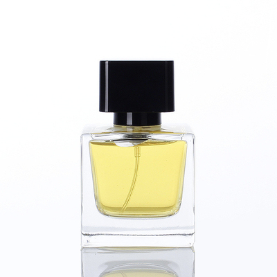 عمده فروشی 30 میلی لیتری 50 میلی لیتری 100 میلی لیتری زیر بسته بندی بطری شیشه ای عطر شفاف مربعی اسپری بطری خالی عطر با درب