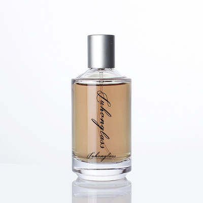 بطری عطر مخروطی استوانه ای 30 میلی لیتری 50 میلی لیتری 100 میلی لیتری زیر بطری عطر شیشه ای شفاف