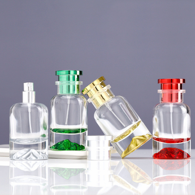بطری عطر رنگارنگ با درپوش
