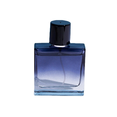 بطری شیشه ای 50 میلی لیتری عطر با درپوش آهنربایی پلاستیکی زاماک، اسپری نوع پرس، بطری فرعی، بطری لوازم آرایشی خالی