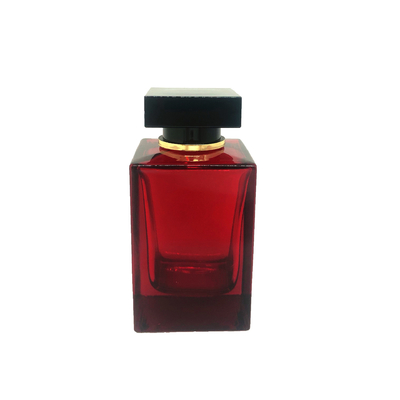 بطری عطر مربع زیبا 100 میلی لیتر، بطری شیشه ای، اسپری، بسته بندی فرعی، سرنیزه، بطری خالی