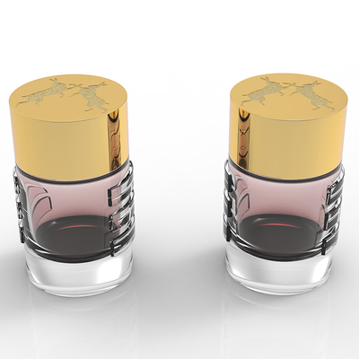 پوشش عطر زاماک سفارشی برای کپس عطر با طلایی / نقره ای و لوگو