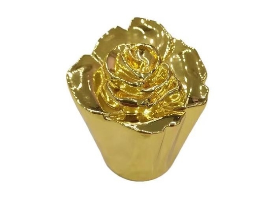 کپسول عطر رومیزی شکل گل رز بسته بندی گل آلیاژ روی زینک کپسول عطر
