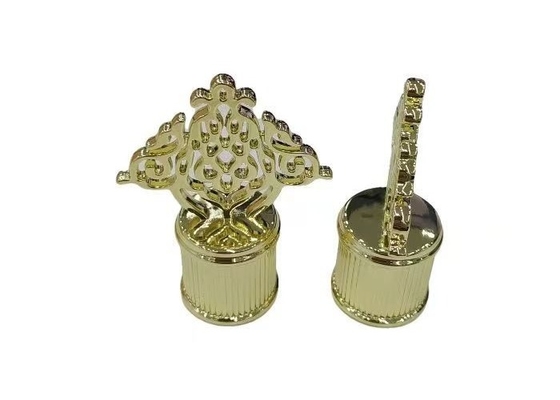 محصولات پیشرفته بطری عطر پوشش فلزی پوشک طراحی آلیاژ روی عطر پوشش