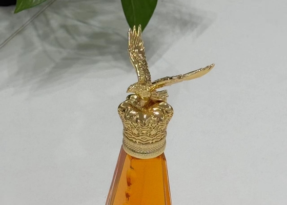 فلزی عقاب شکل زامک عطر کپسول آلفا زنک آلیاژ شیشه ای عطر بطری