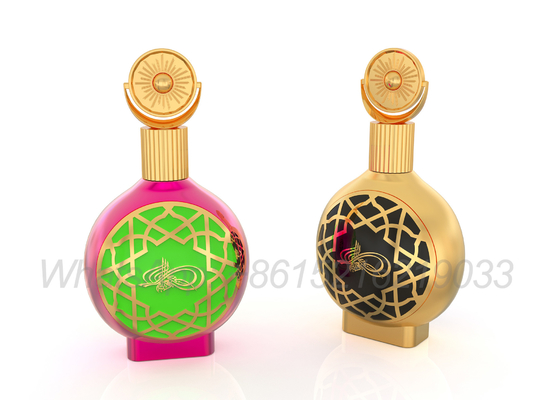 کلاه های عطر زاماک قابل سفارشی شدن طلا / نقره برای بطری های عطر لوکس