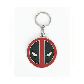 حلقه های کوچک 3D سازگار با محیط زیست فلزی کلید های حلقه Marvel Heroes Deadpool برای کودکان و نوجوانان