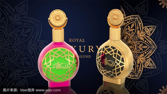 کلاه عطر زامک با آلیاژ زینک طلایی برای نام تجاری عطر شما