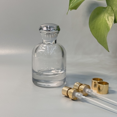 کلاه های عطر زامک رنگ نقره ای سفارشی برای بسته بندی عطر شخصی شما