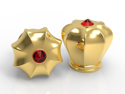 کلاه عطر فلزی کریستال فابریکی ظریف کلاه عطر فلزی رنگی سفارشی کلاه آلیاژ روی