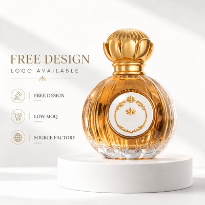 کلاه عطر زاماک طلا شده با طراحی سفارشی و فرآیند ریخته گری برای بطری های عطر لوکس
