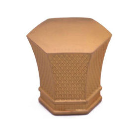درپوش عطر فلزی Die Cast Flower Shape ، کلاه های بطری سفارشی طلایی