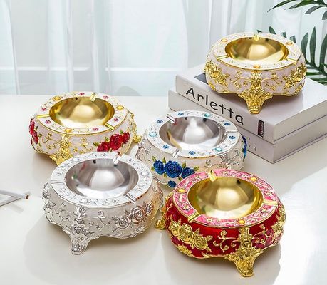 زیرسیگاری سیگار آلیاژ روی Etching Edge Edge